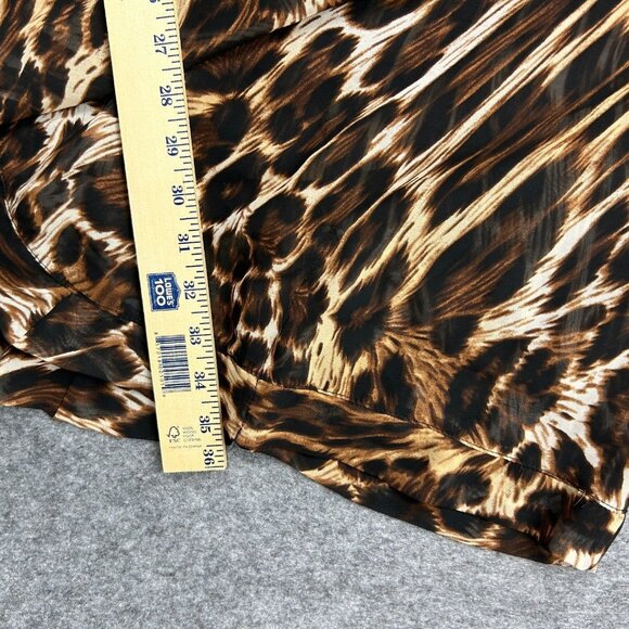 Show Me Your Mumu Overlay Tunic Top Women's Size Small Leopard Print Lightweight - Picture 6 of 8